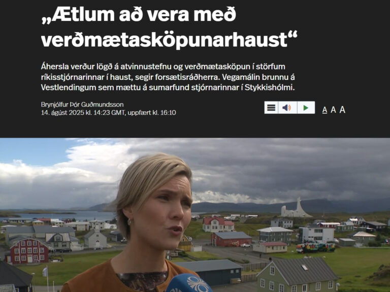 Frasar og slagorð duga ekki