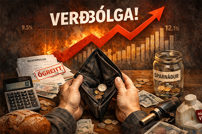 Verðbólga er heimatilbúið vandamál